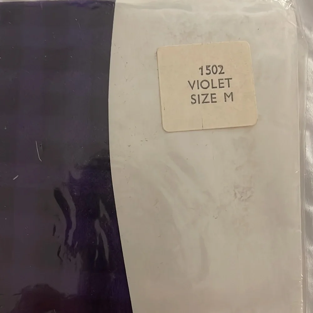 StilnovO Deadstock Flash Legs Pantyhose Violet Size M NEW